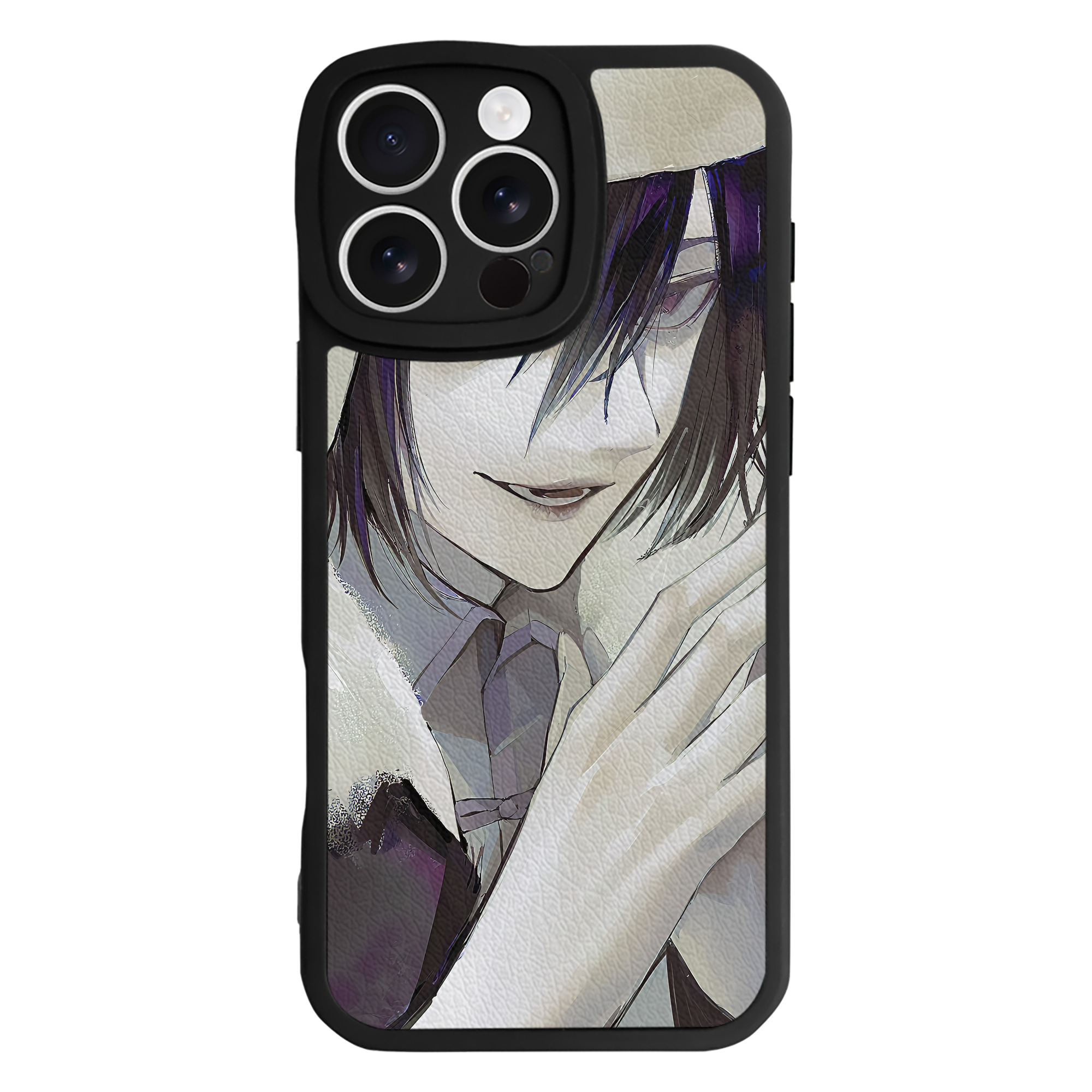 （画像用） 文豪ストレイドッグス Bungo Stray Dogs 【iPhone 16シリーズ対応】シリコンスマホケース（レザー調） 材質：シリコン